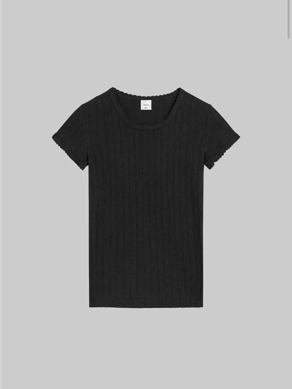 Leset Pointelle Tee (small)
